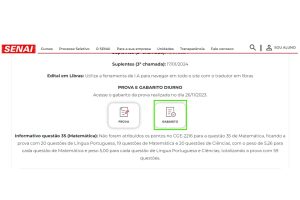 SENAI Provas e Gabaritos 2023: Tutorial simples para acessar!