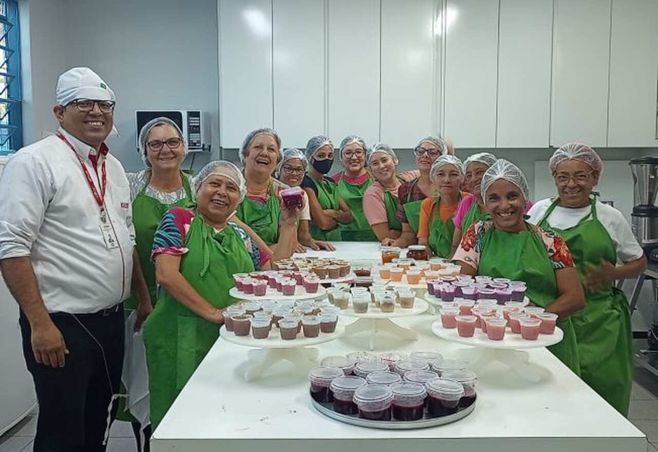 fabricação de Geléias e Doces de Frutas no Senai