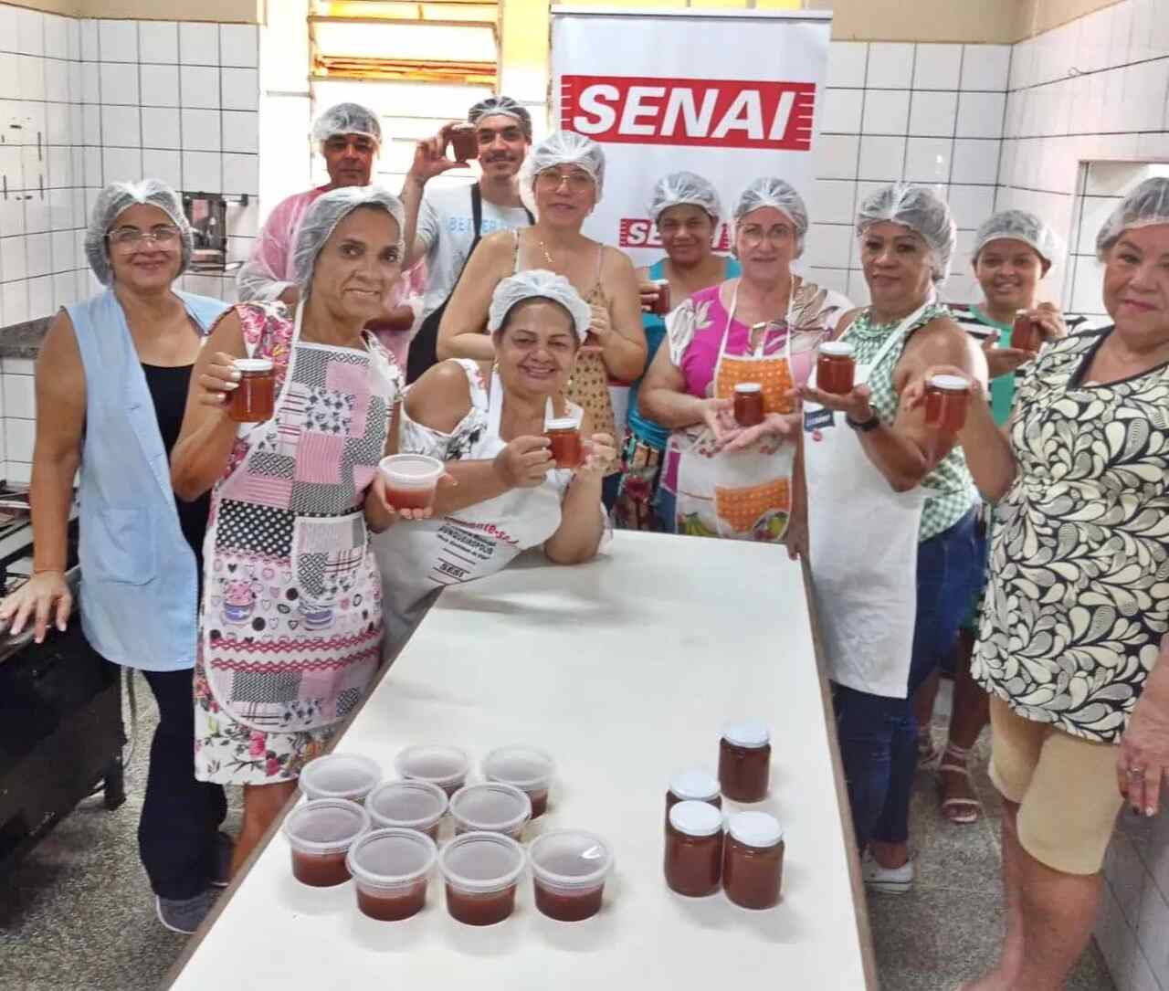 fabricação de Geléias e Doces de Frutas no Senai