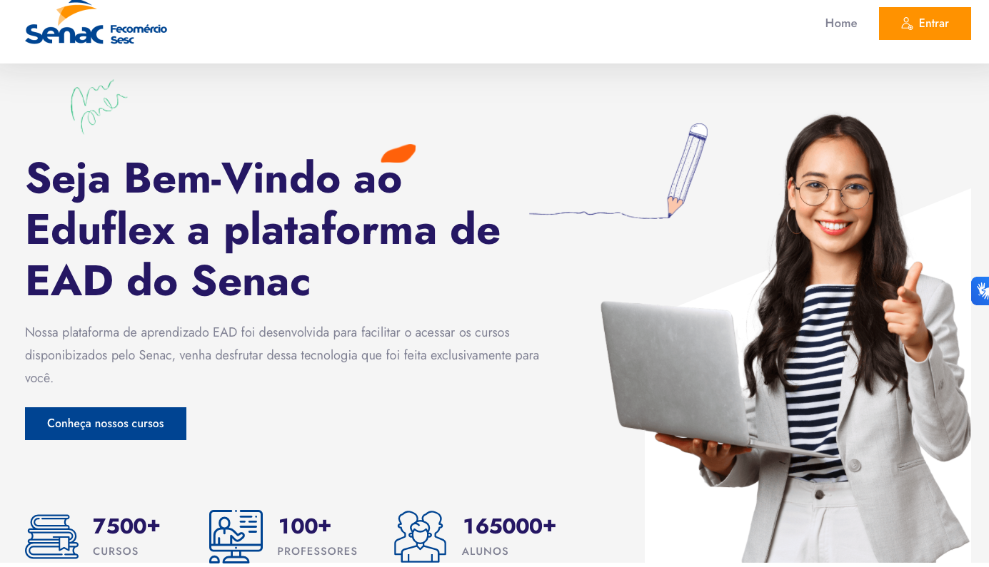 cursos EAD mais concorridos do Senac