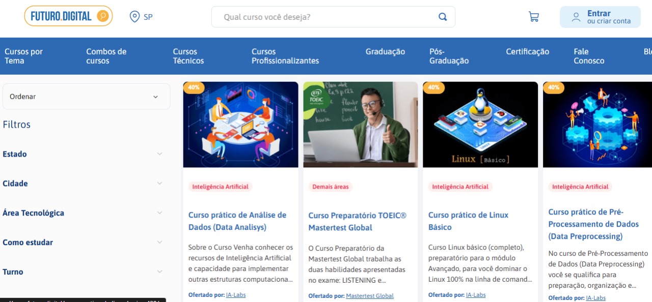Curso gratuito com certificado SENAI Curso gratuito com certificado SENAI