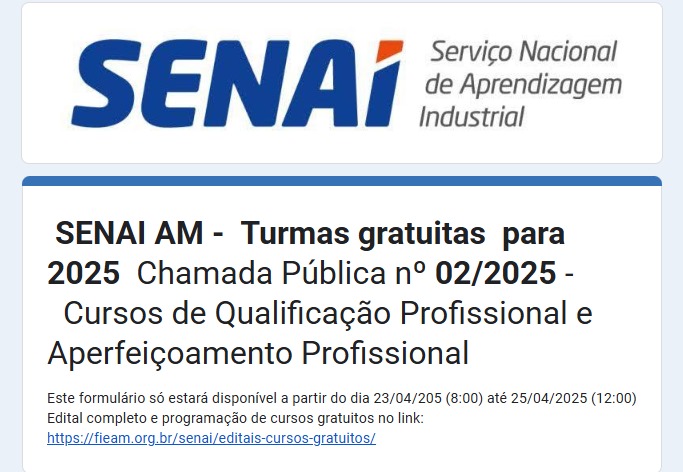Cursos profissionalizantes Senai Cursos profissionalizantes Senai